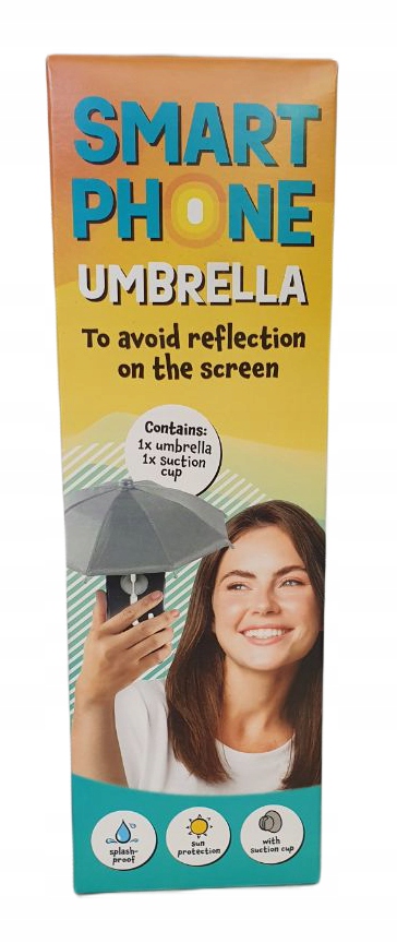Parasol na smartfon ochrona szary