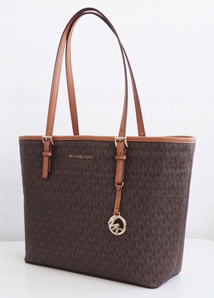 Michael kors jet set monogram sale