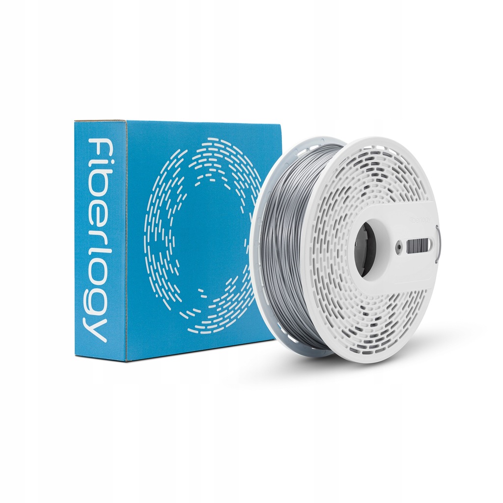 Filament Fiberlogy Easy PLA Inox / Srebrny 1,75mm, 0,85kg