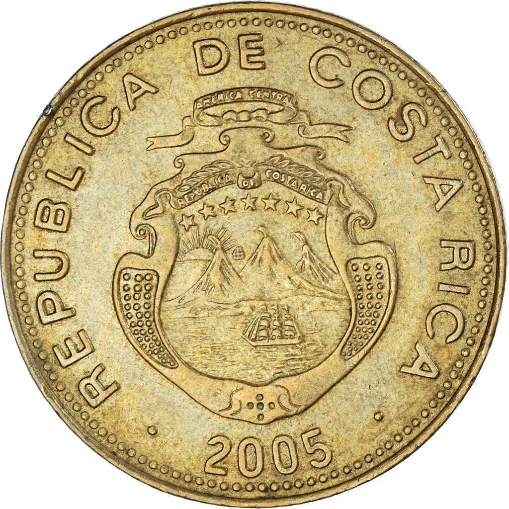 Moneta, Costa Rica, 500 Colones, 2005