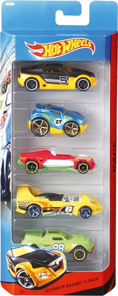 HOT WHEELS Samochodziki 5 sztuk