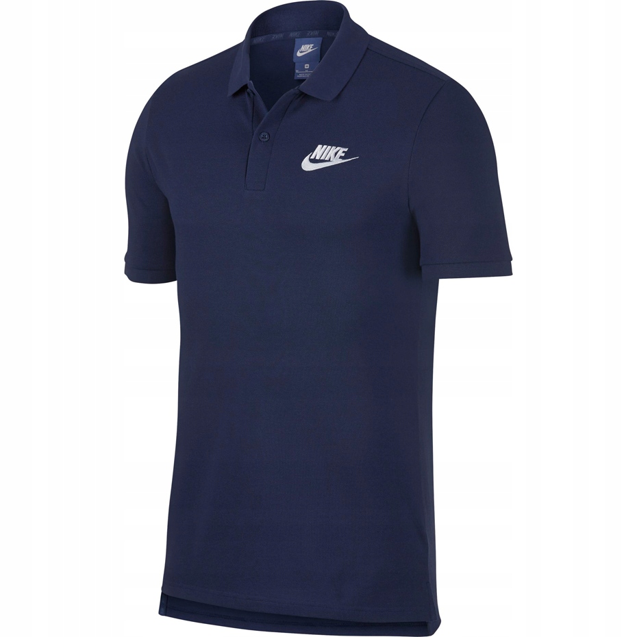 Koszulka Nike NSW Polo PQ Matchup granatowa M!