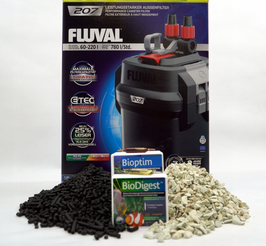 FLUVAL 207 filtr zewnętrzny do 220l ++GRATISY 11441800122 oficjalne