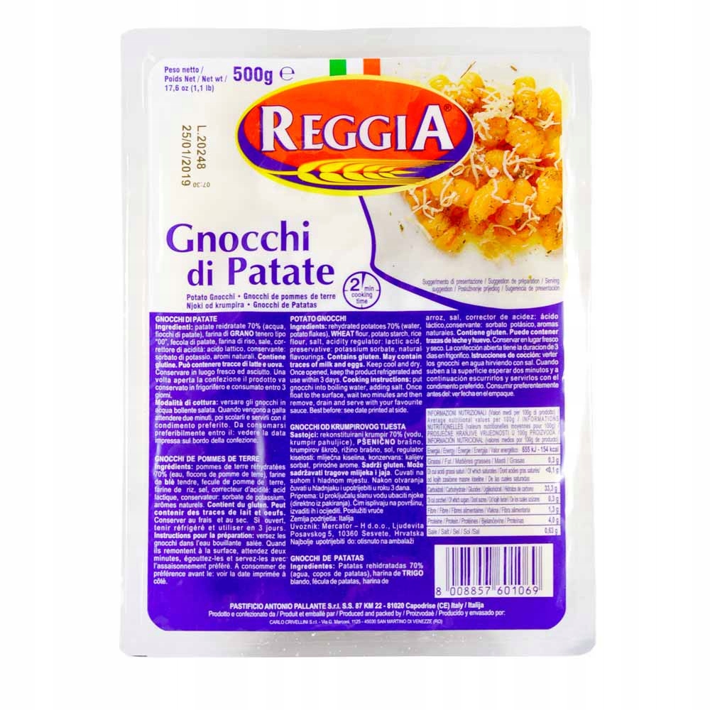 Makaron Gnocchi Di Patate Reggia 500 g