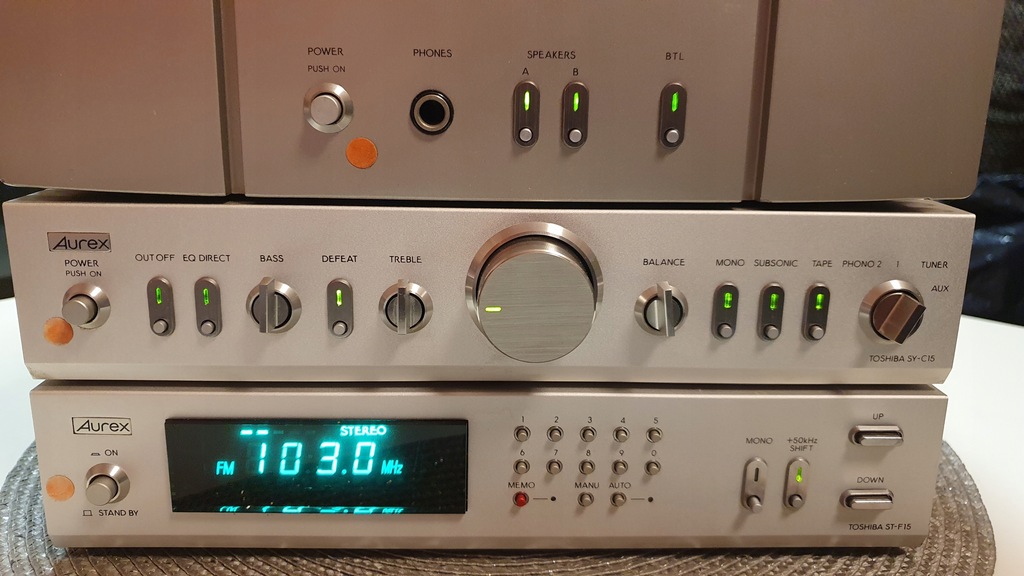 Końcówka Toshiba Aurex SC-M15 + SY-C15 + ST-F15