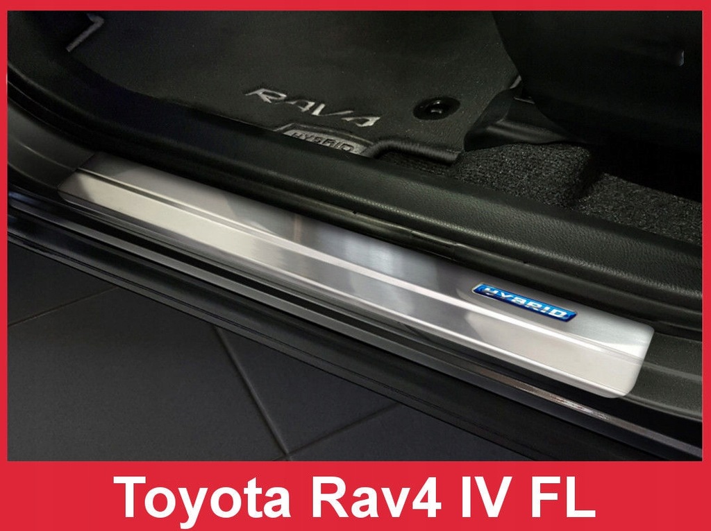 Listwy na progi profilowane Toyota Rav4 IV Hybrid