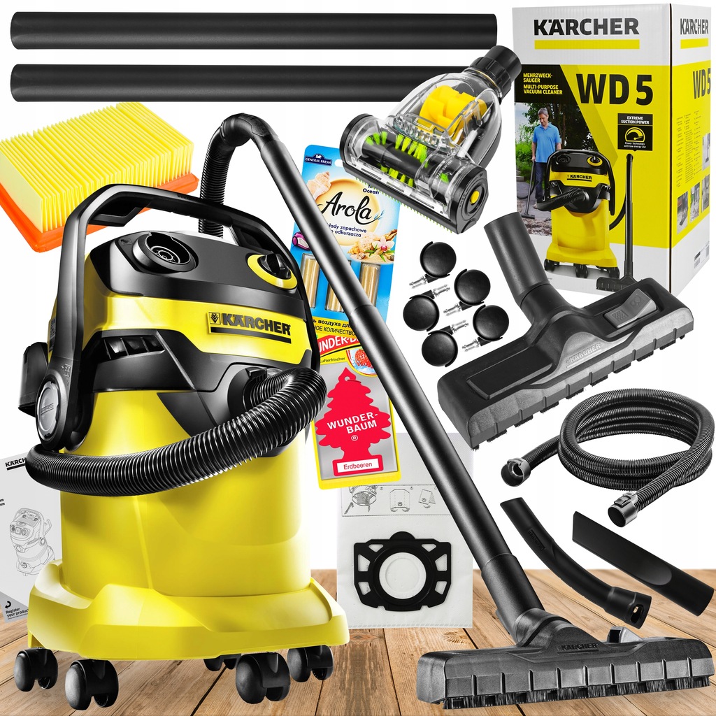 Купить ПРОМЫШЛЕННЫЙ ПЫЛЕСОС KARCHER WD5 1800Вт 25л НЕМЕЦКИЙ: отзывы, фото, характеристики в интерне-магазине Aredi.ru