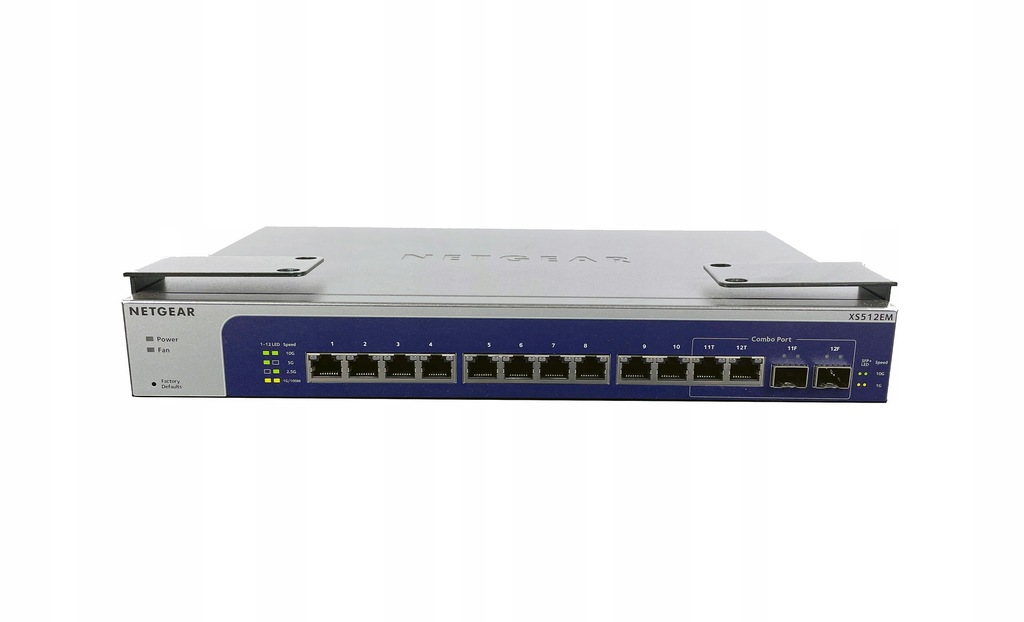 Netgear XS512EM 12-Port 10G Smart Managed Switch