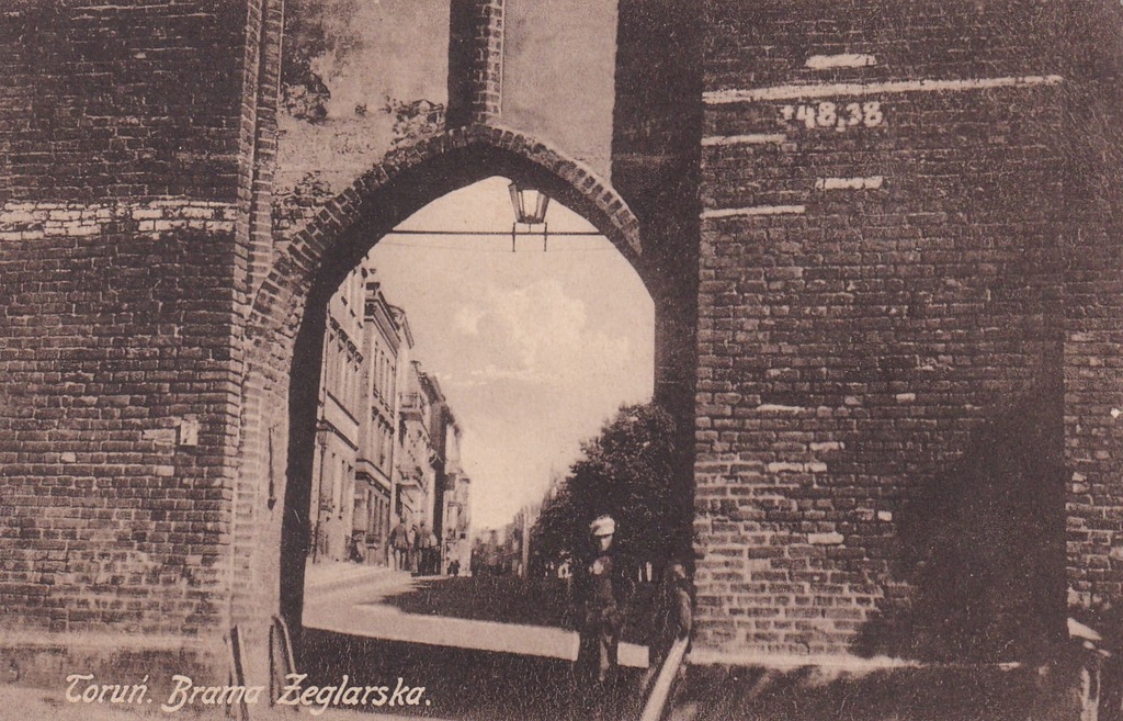 Toruń Brama Żeglarska [pocztówka / przed 1939]