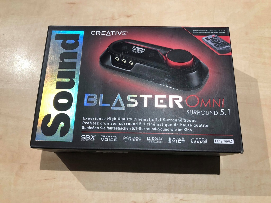 Creative Sound Blaster Omni Surround 5.1 (USB) zew