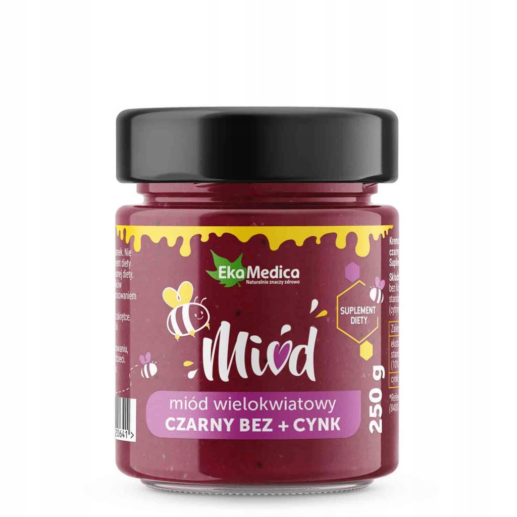 Miód nektarowy wielokwiatowy kremowany EkaMedica 0,25 kg