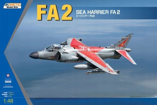 Harrier FA2 Kinetic K48041 skala 1/48