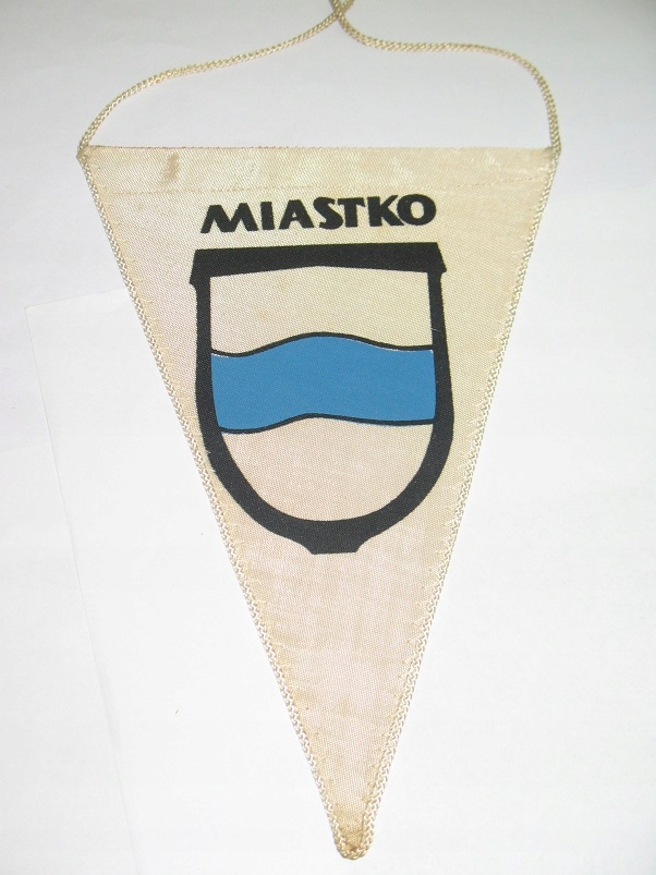 MIASTKO proporczyk z PRL-u