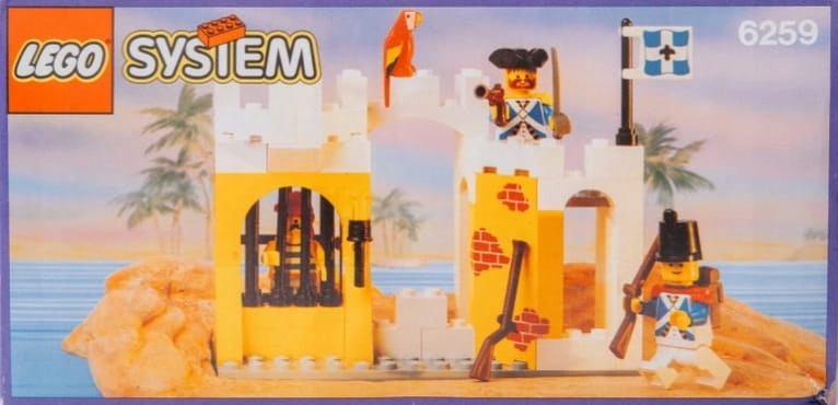 LEGO 6259 Broadside's Brig [Pirates I: Imperial Soldiers] | piraci pirat