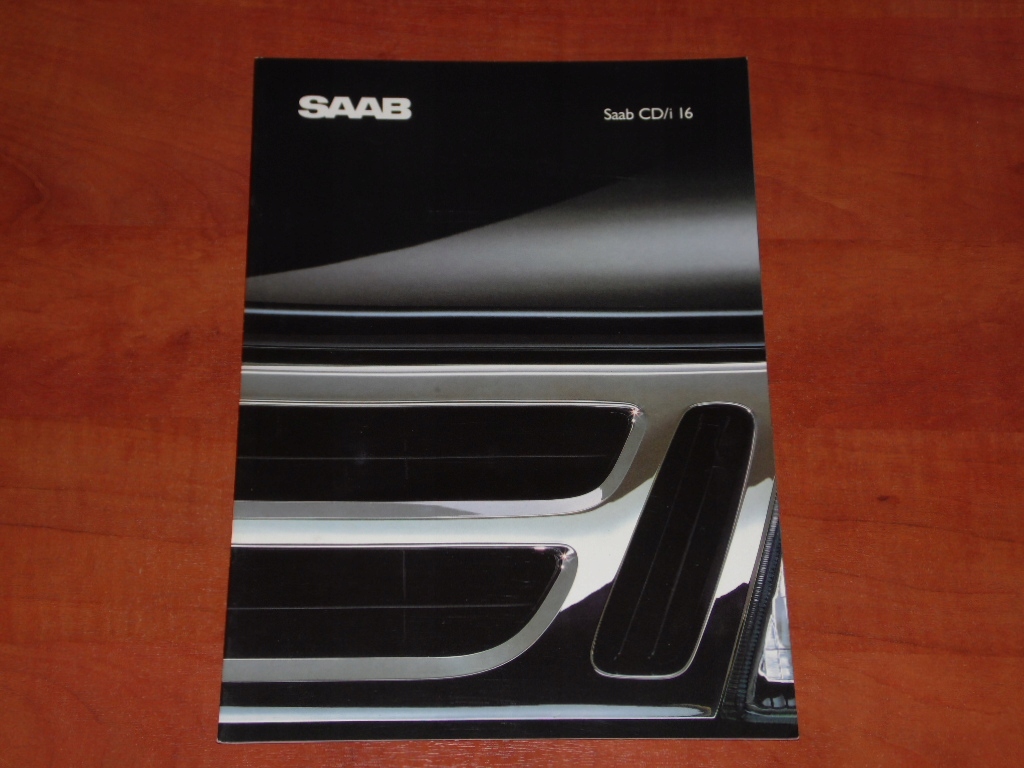 Prospekt SAAB 9000 CD i16 - Rok 1988