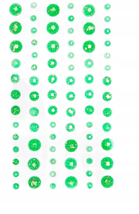 Kryształki samoprzyl bursztynowe zielone a'78 Craf