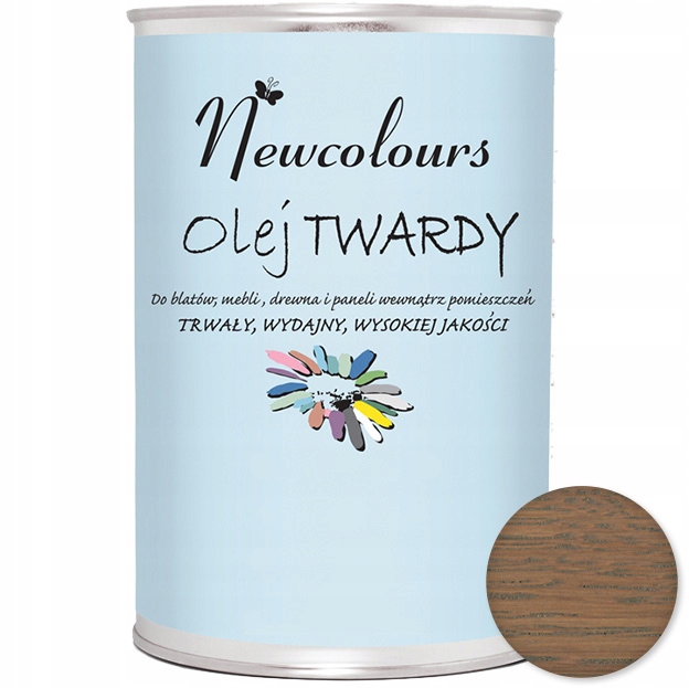 Olej twardy do mebli Newcolours 200ml DĄB SKALISTY