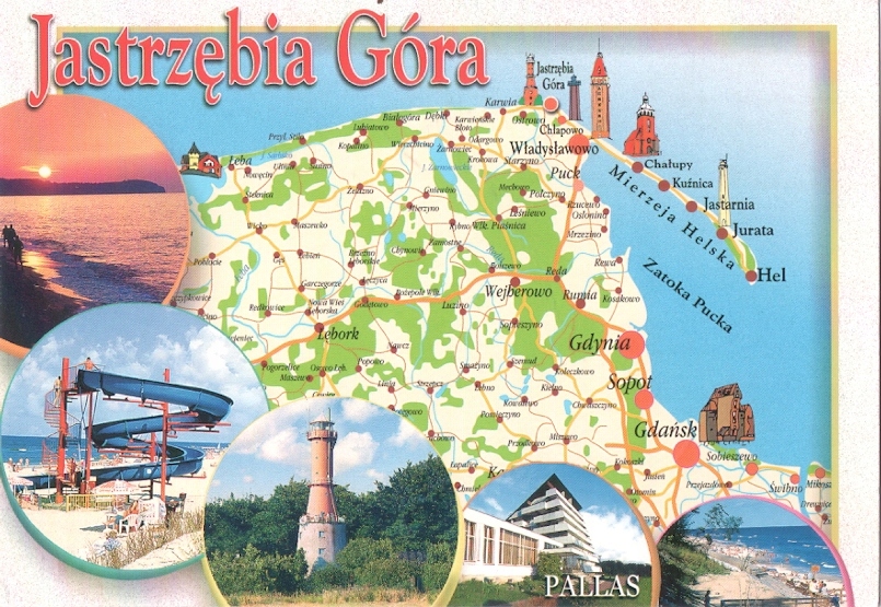 JASTRZĘBIA GÓRA - ROZEWIE - LATARNIA + MAPA - 2005