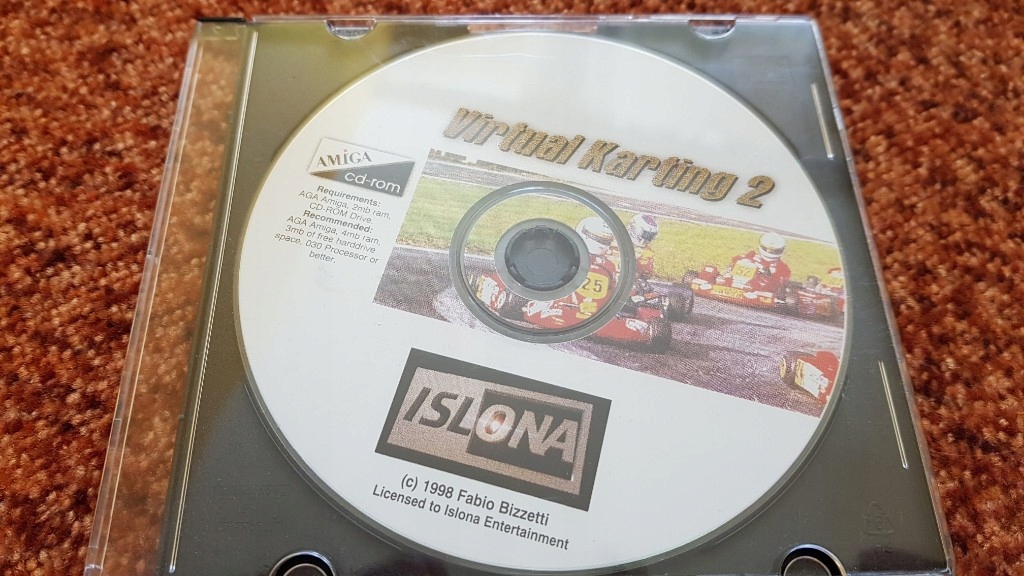 Virtual il Karting 2 CD-ROM PER AMIGA MIA ref:5 