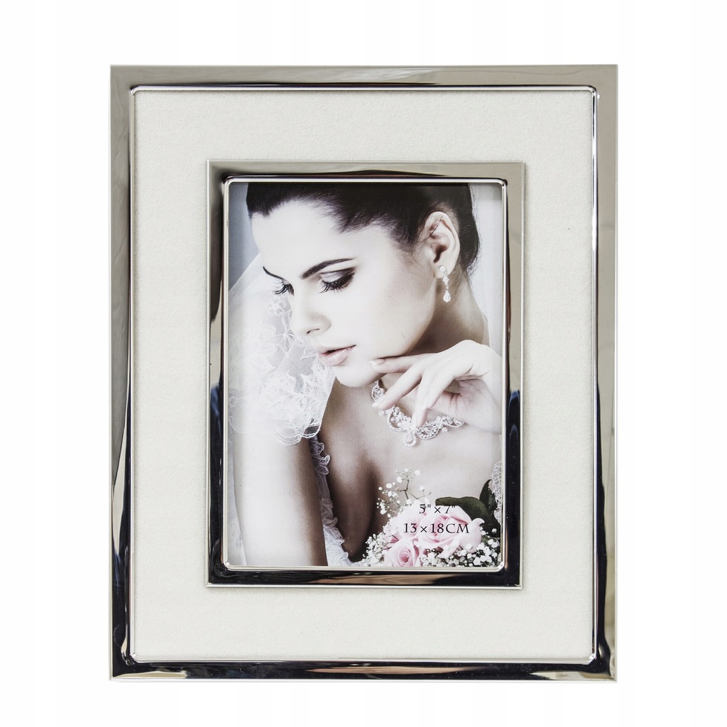 Ramka Na Zdjecia Drofte Srebrna Metalowa Glamour 8435902749 Oficjalne Archiwum Allegro