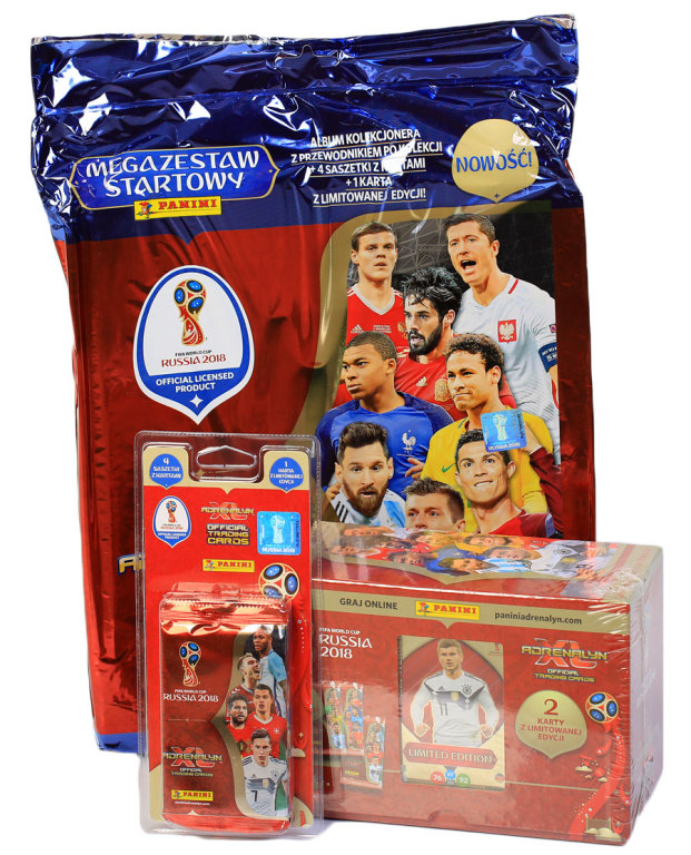 Mega zestaw WORLD CUP 2018 Gift Box Album Blister