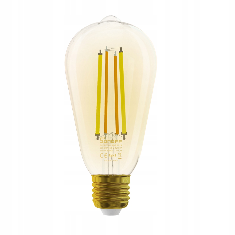 Żarówka LED Filament Sonoff ST64 Vintage 7W E27 Ciepła Barwa