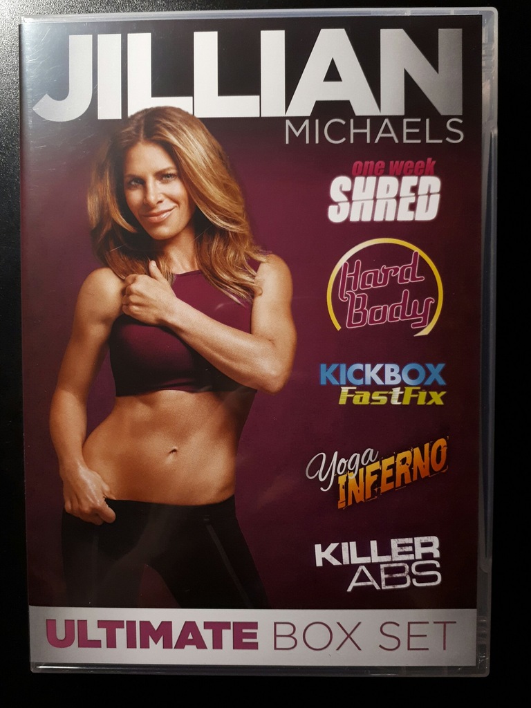 5 DVD Fitness Jillian Michaels Ultimate Box Set