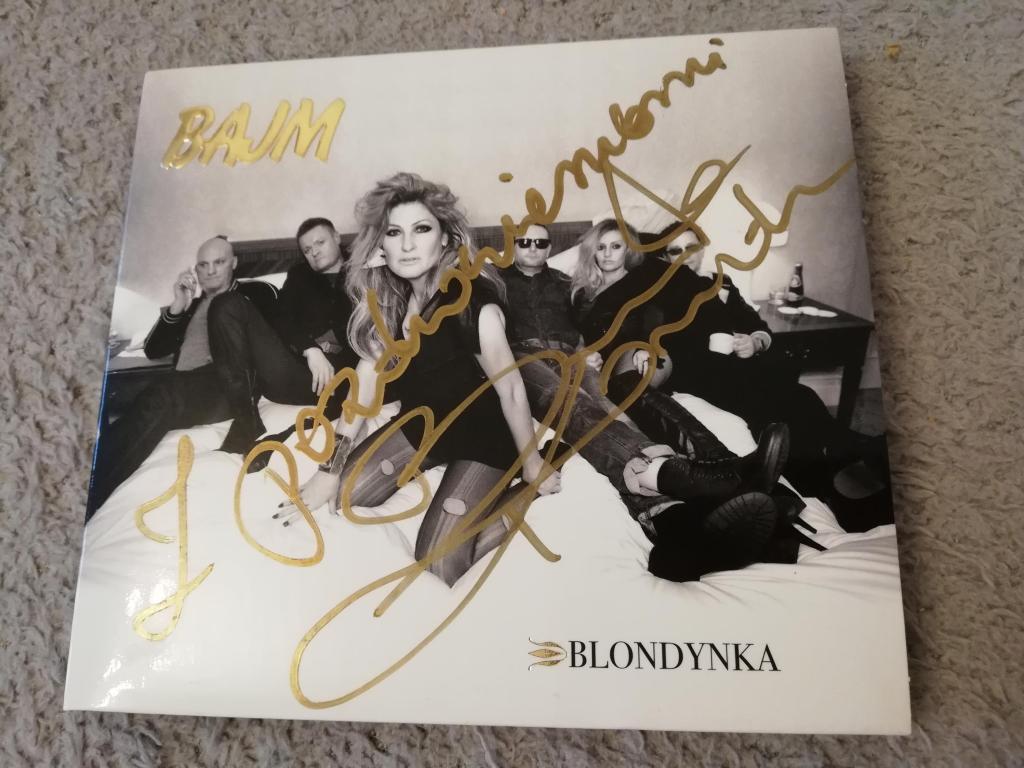 BLONDYNKA BAJM PŁYTA Z AUTOGRAFEM BEATA KOZIDRAK