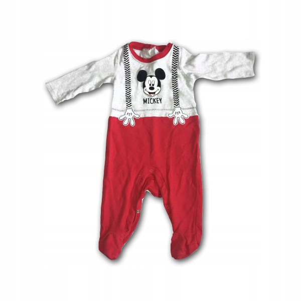 Śpioszki Disney myszka Mickey ciepłe 6-9 m-c