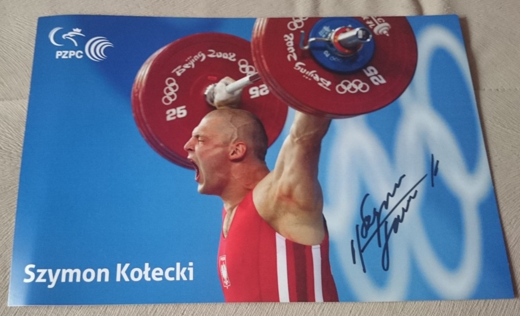 Autograf Szymon Kołecki, autografy, sport.
