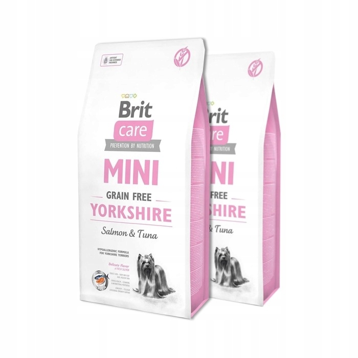 BRIT CARE Mini Grain-Free Yorkshire łosoś 2 x 7kg
