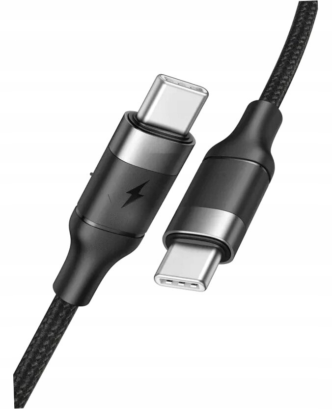 Kabel Typ C do Typ C PD 5A 100W CC02 1,5 m czarny