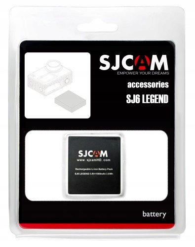 ORYGINALNY AKUMULATOR BATERIA DO KAMER SJCAM SJ6