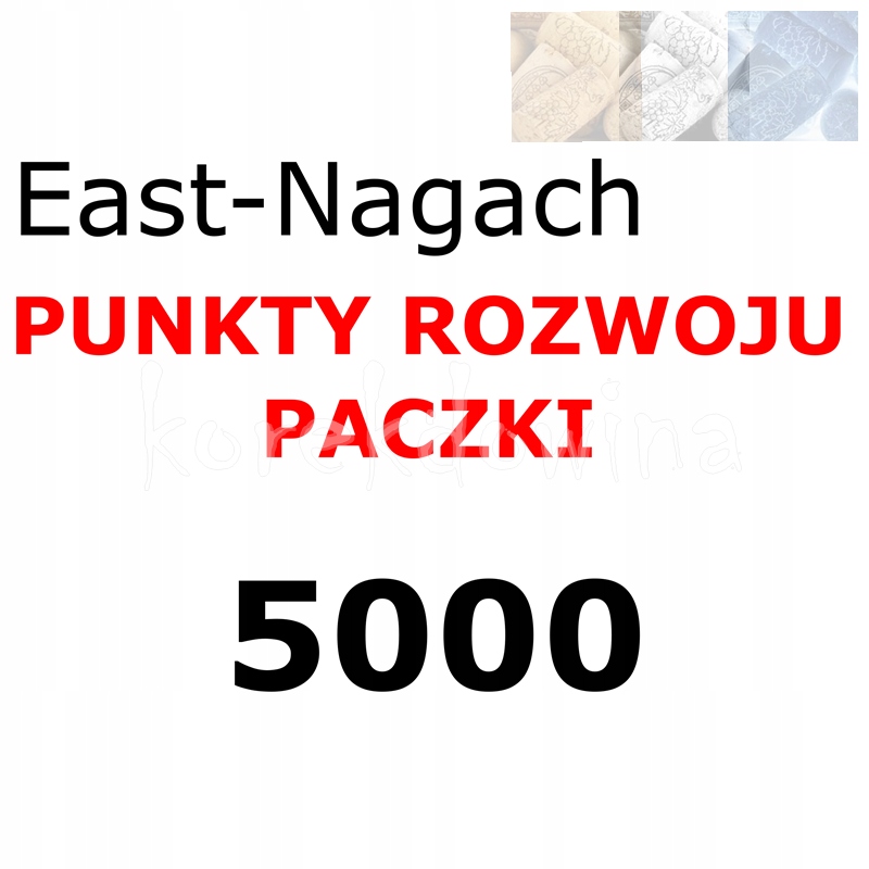 5000PR do INWENTARZA PACZKI FOE E East-Nagach FORGE OF EMPIRES