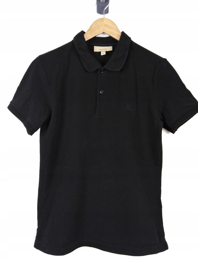 ATS polo UNIFORM BURBERRY bawełna czarna S