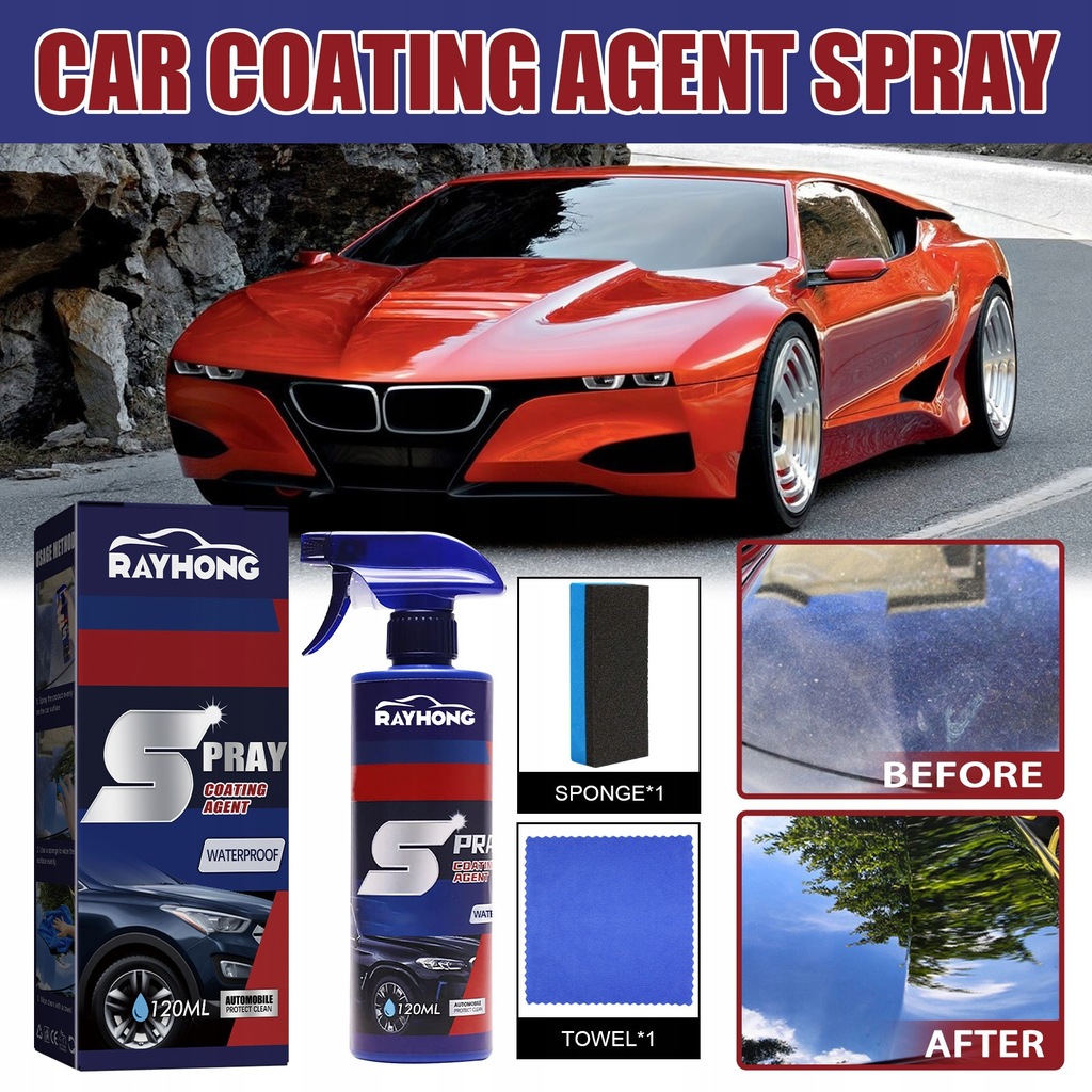 120ml 3 In 1 Car Paint Repair Coating Spray