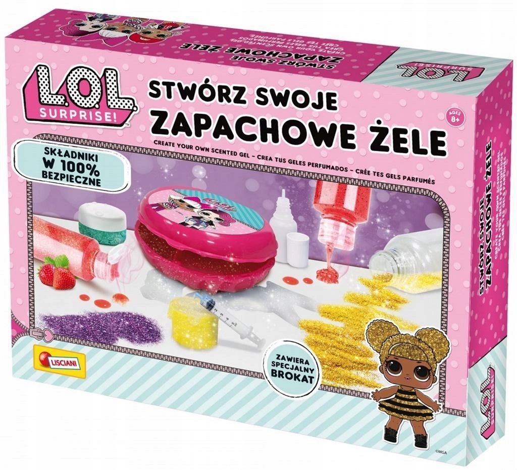 LOL SURPRISE STWÓRZ SWOJE PERFUMOWANE ŻELE