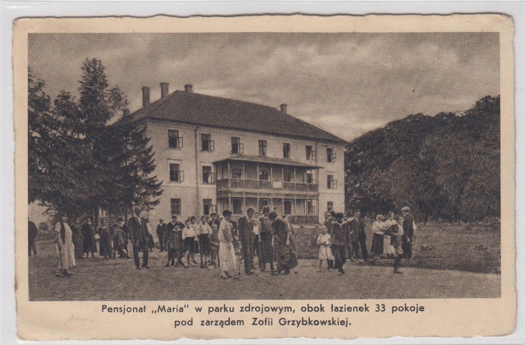 = LUBIEŃ WIELKI = LWÓW = 14.II 1934 = PENSJONAT MARIA =