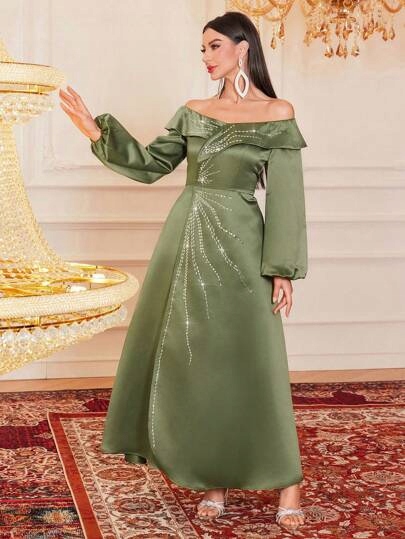 SHEIN SUKIENKA MIDI ZIELONA XL 223