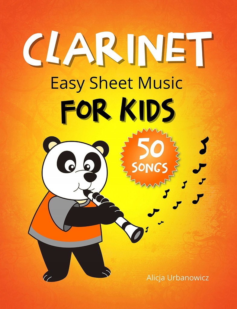 Klarnet łatwe nuty dla dzieci * 50 piosenek * PDF