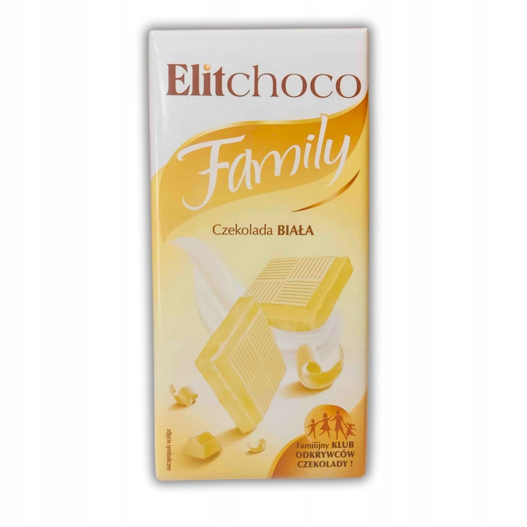Czekolada ElitChoco Family Biała 90 Milano