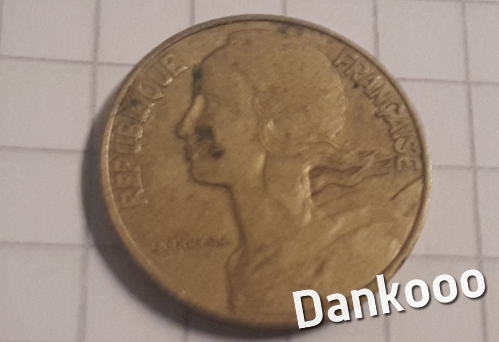 Monety Europy Francja 5 Centów 1994