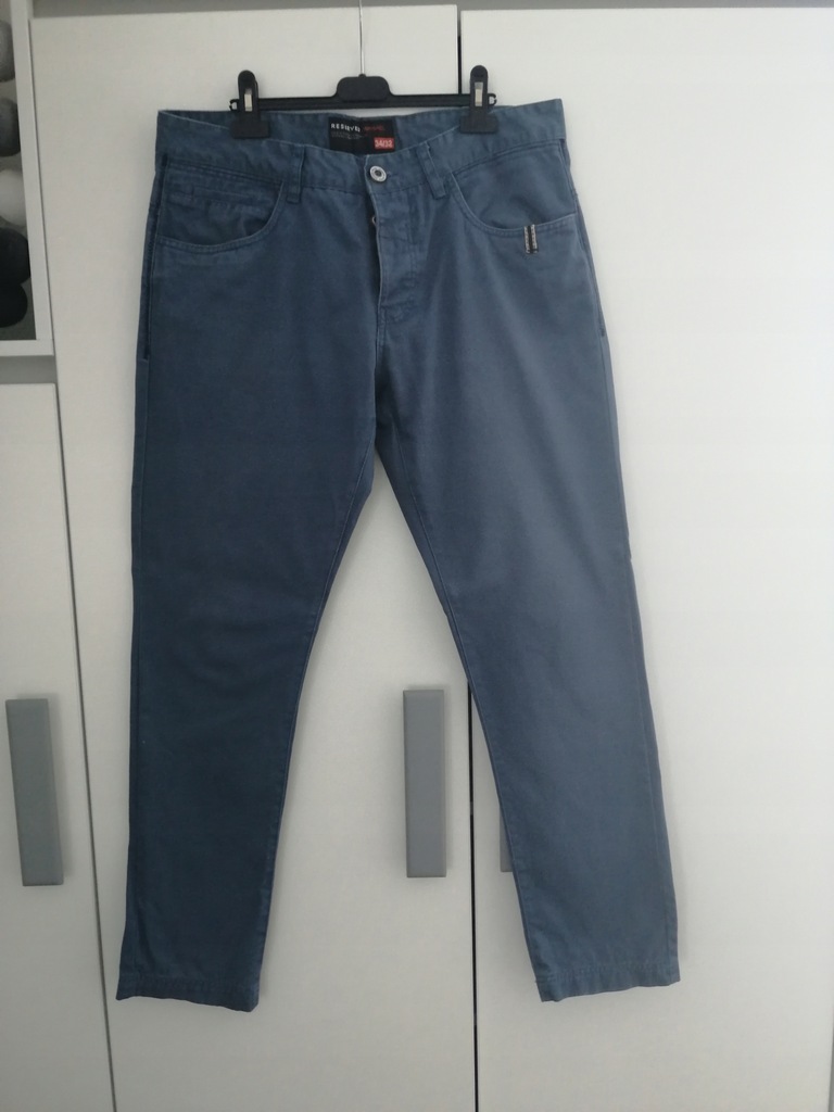 RESERVED SPODNIE JEANSOWE r.34/32 BDB