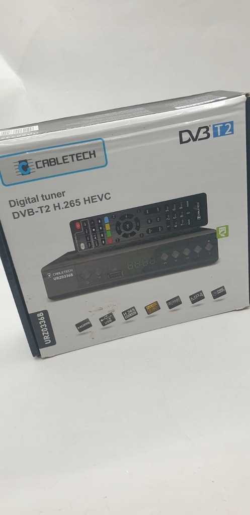 Tuner DVB-T2 Cabletech Tuner Dekoder DVB-T2 H.265 K2618/23