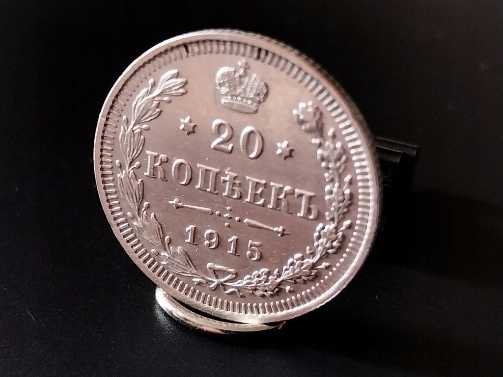 Moneta 20 Kopiejek z 1915r. Srebro!!!