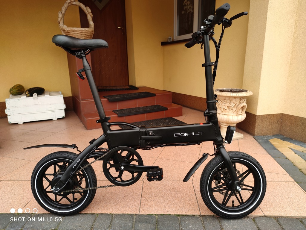 Rower elektryczny składak BOHLT R140 2020 JAK NOWY - 11553093907 ...