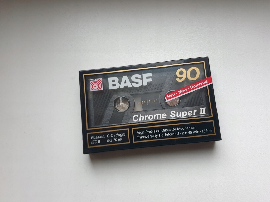 Kaseta BASF Chrome Super ll 90 ( NOWA )