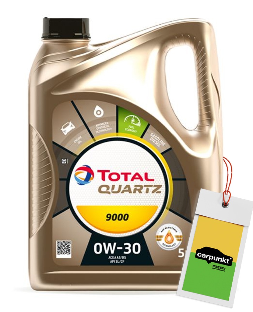 TOTAL QUARTZ OLEJ 9000 0W30 5L A5/B5 + GRATIS