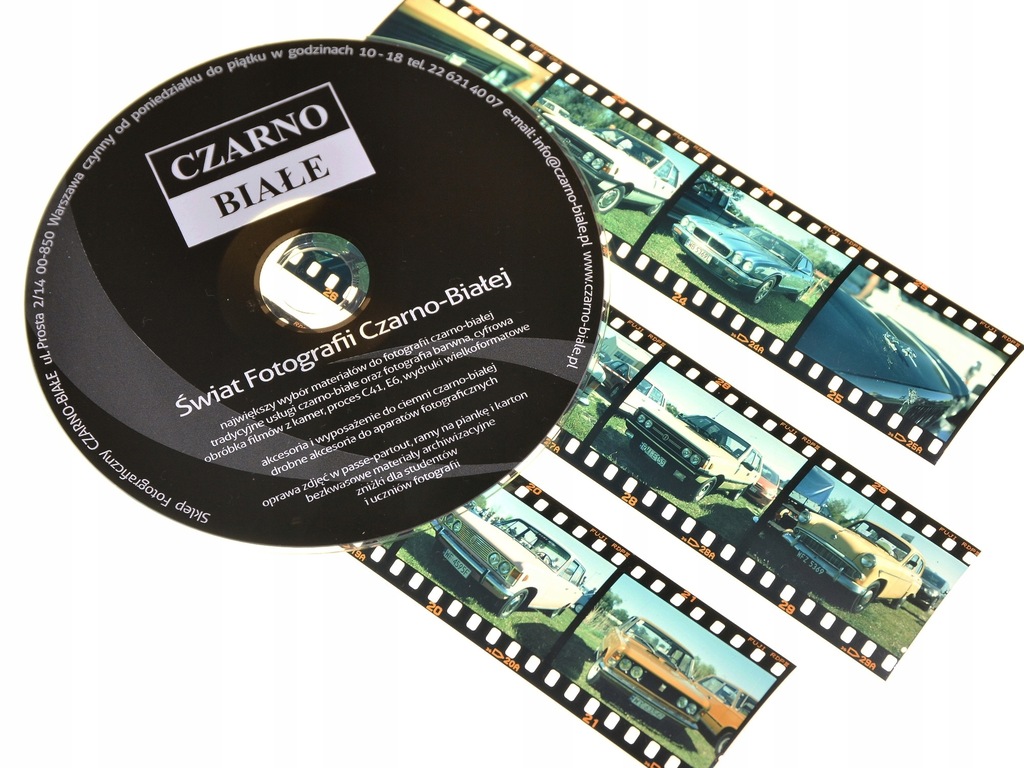 Skanowanie kliszy filmu slajdu 35 120 proces E6 CD