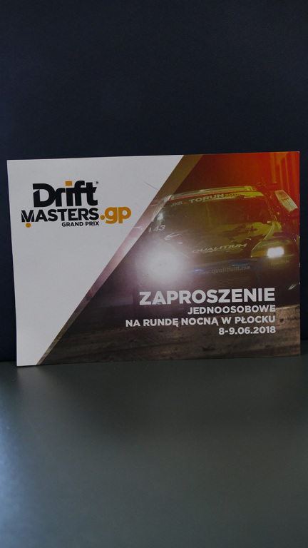 Zaproszenie na nocną rundę zawodów DriftMasters